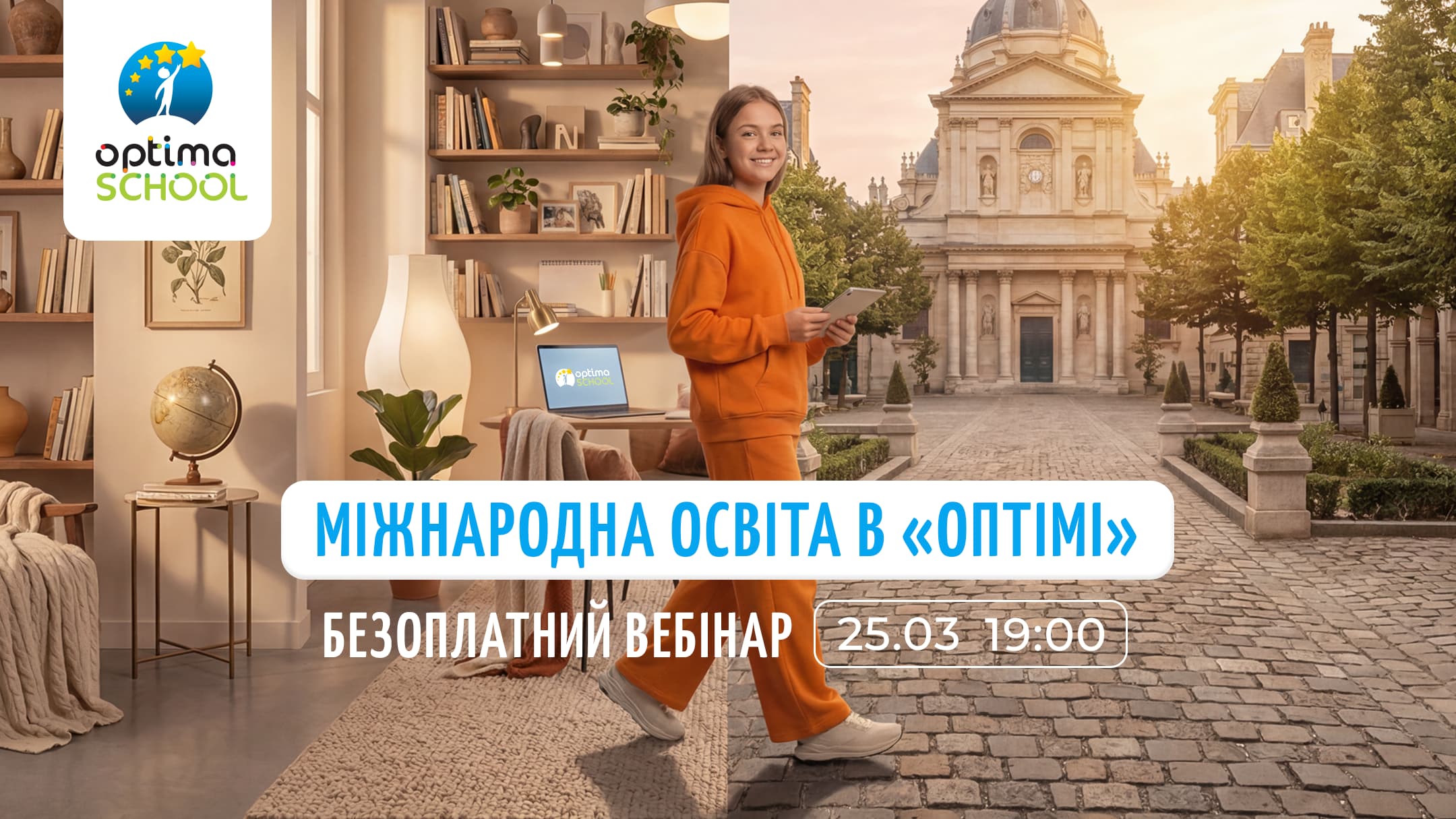 Вебінар 25.03.2026! Міжнародна освіта в «Оптімі»